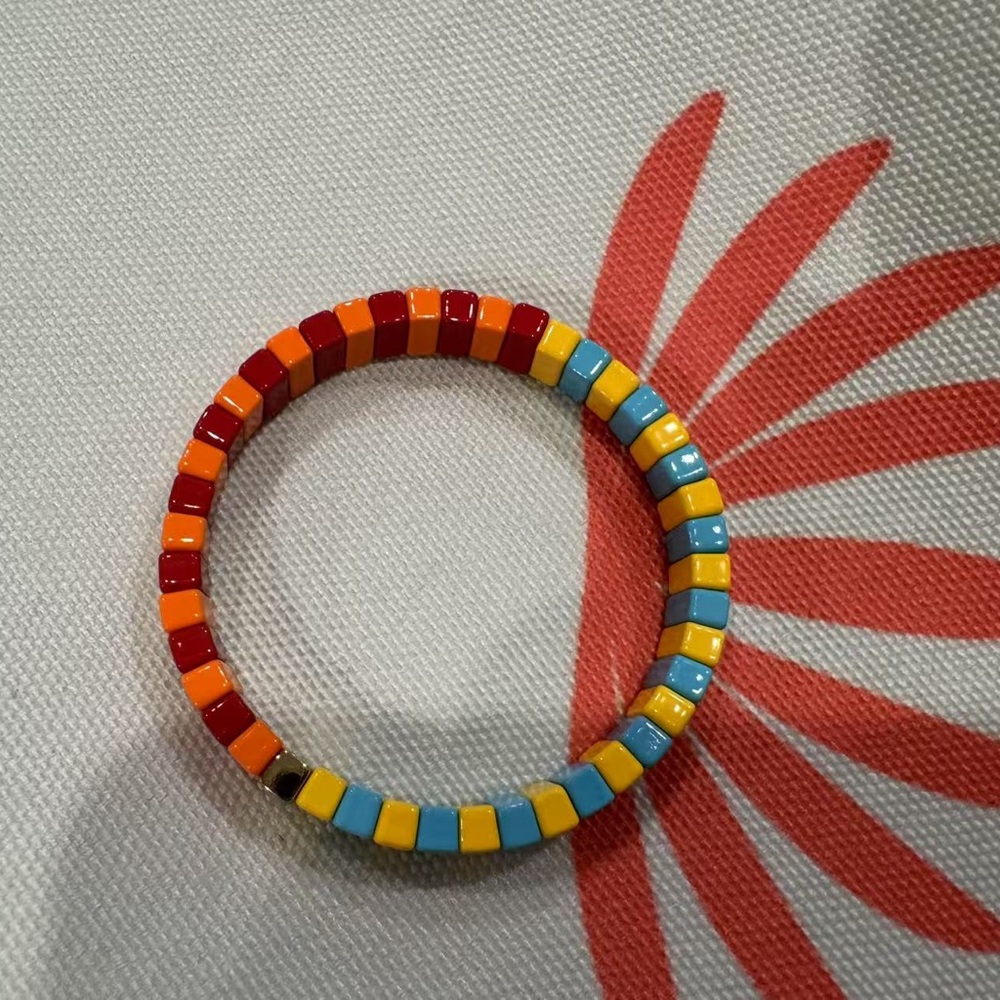 Roxanne Assoulin - Rainbow Brite Bit X Bit Colorful Stretch Bracelet